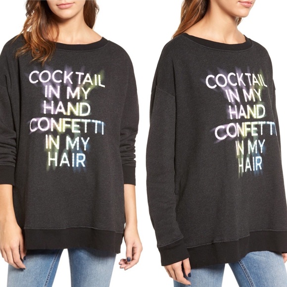 Wildfox Tops - Wildfox “Cocktail in My Hand Confetti In My Hair”